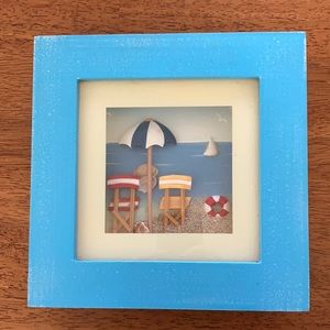 Shadow box art wall hanging